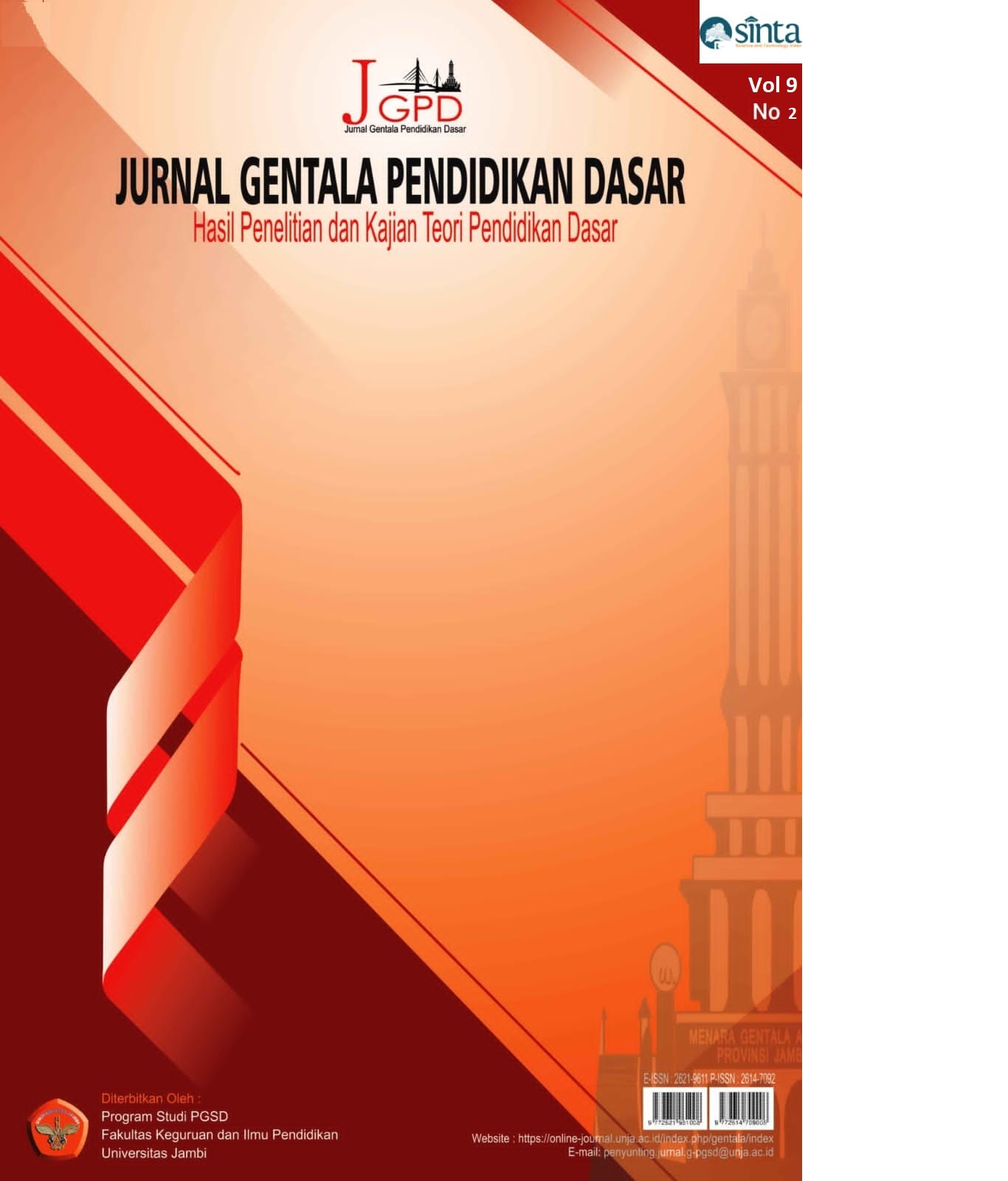 					View Vol. 9 No. 2 (2024): Jurnal Gentala Pendidikan Dasar
				