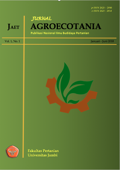 					View Vol. 1 No. 1 (2018): Jurnal Agroecotania: Publikasi Nasional Ilmu Budidaya Pertanian
				