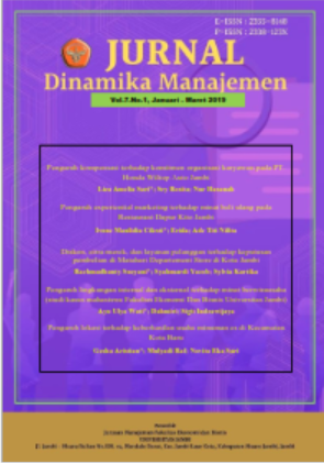 					View Vol. 7 No. 1 (2019): Jurnal Dinamika Manajemen
				