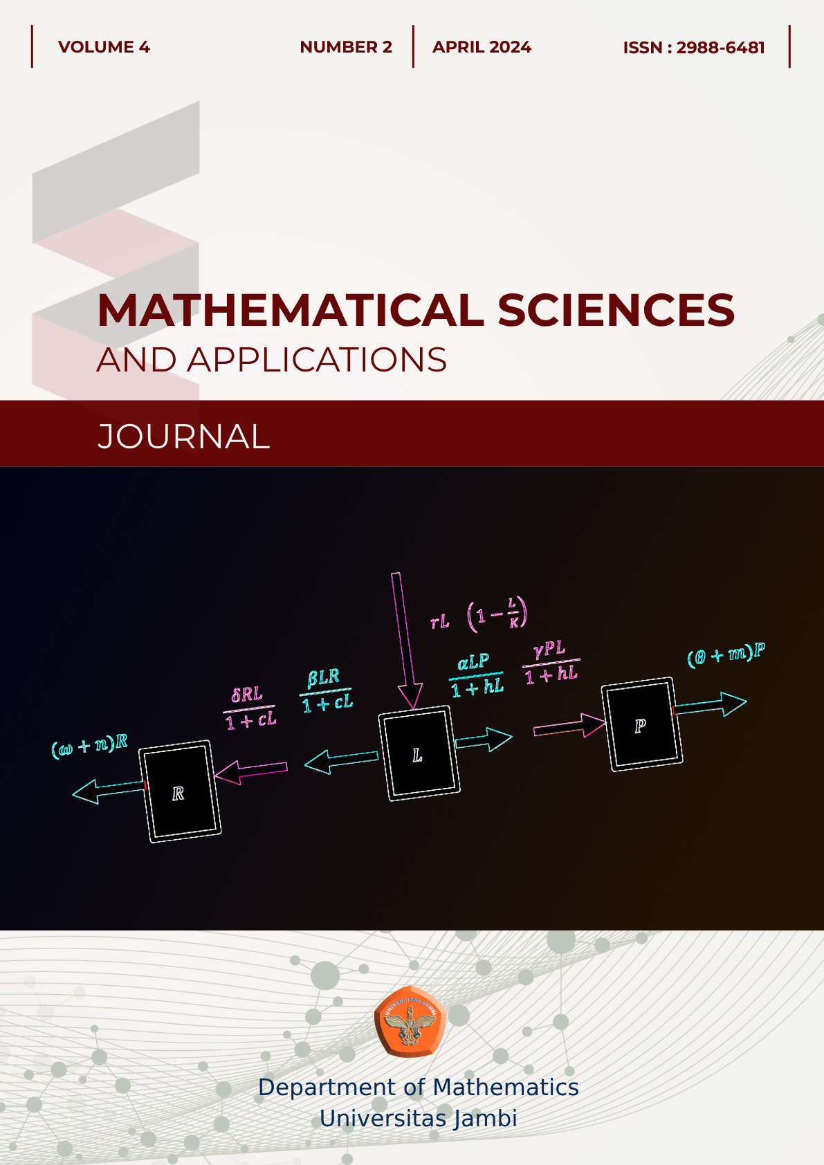 					View Vol. 4 No. 2 (2024): Mathematical Sciences and Applications Journal
				