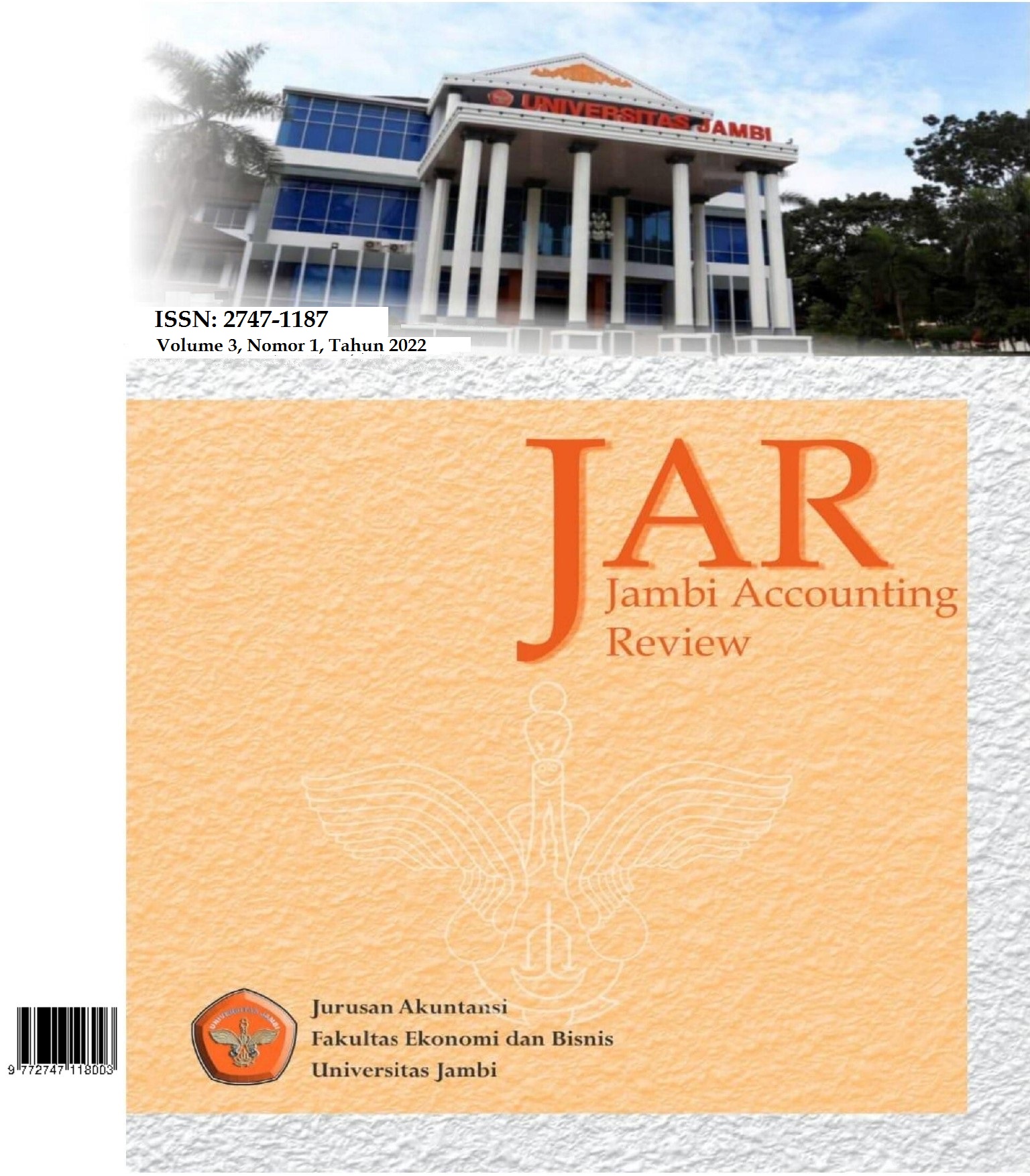 					View Vol. 3 No. 1 (2022): Jambi Accounting Review (JAR)
				