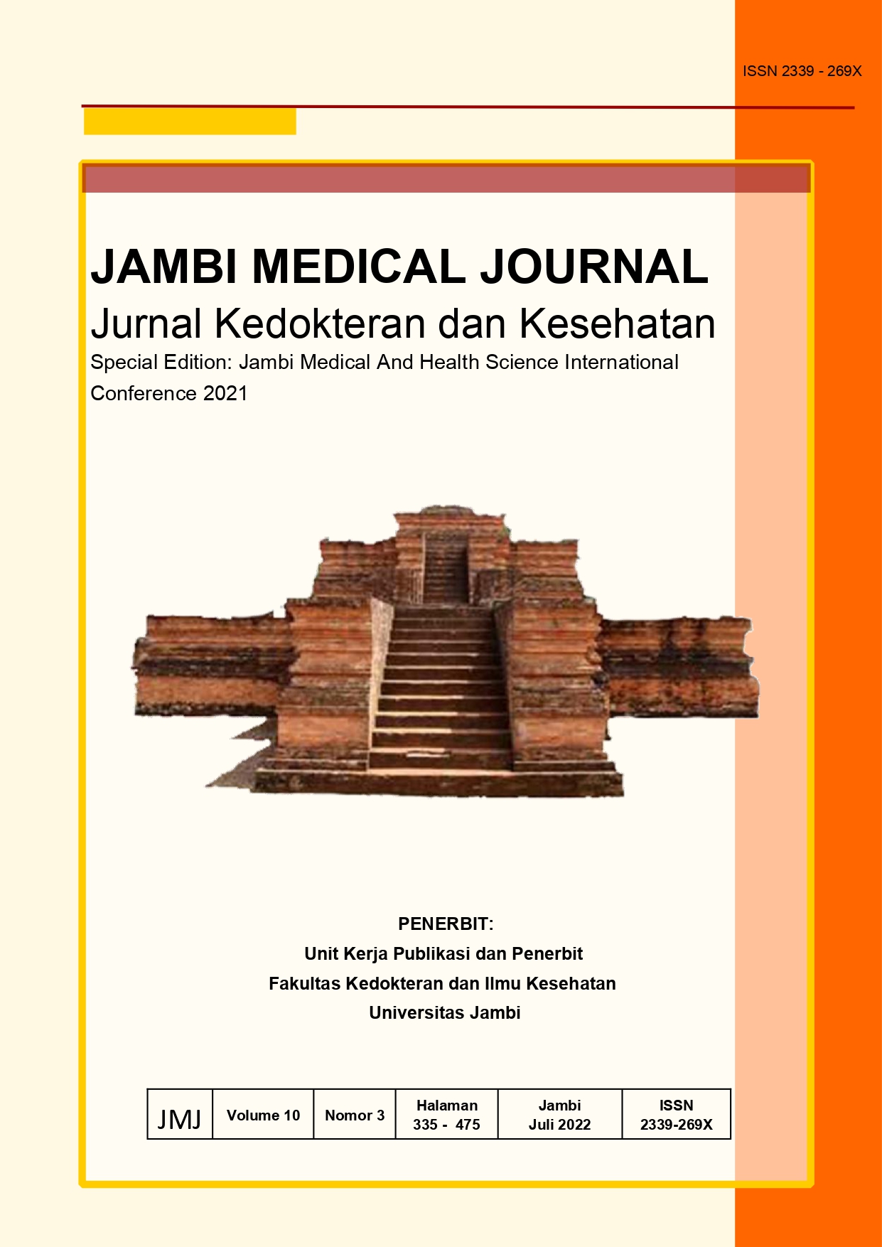 					View Vol. 10 No. 3 (2022): Jambi Medical Journal: Jurnal Kedokteran dan Kesehatan 
				