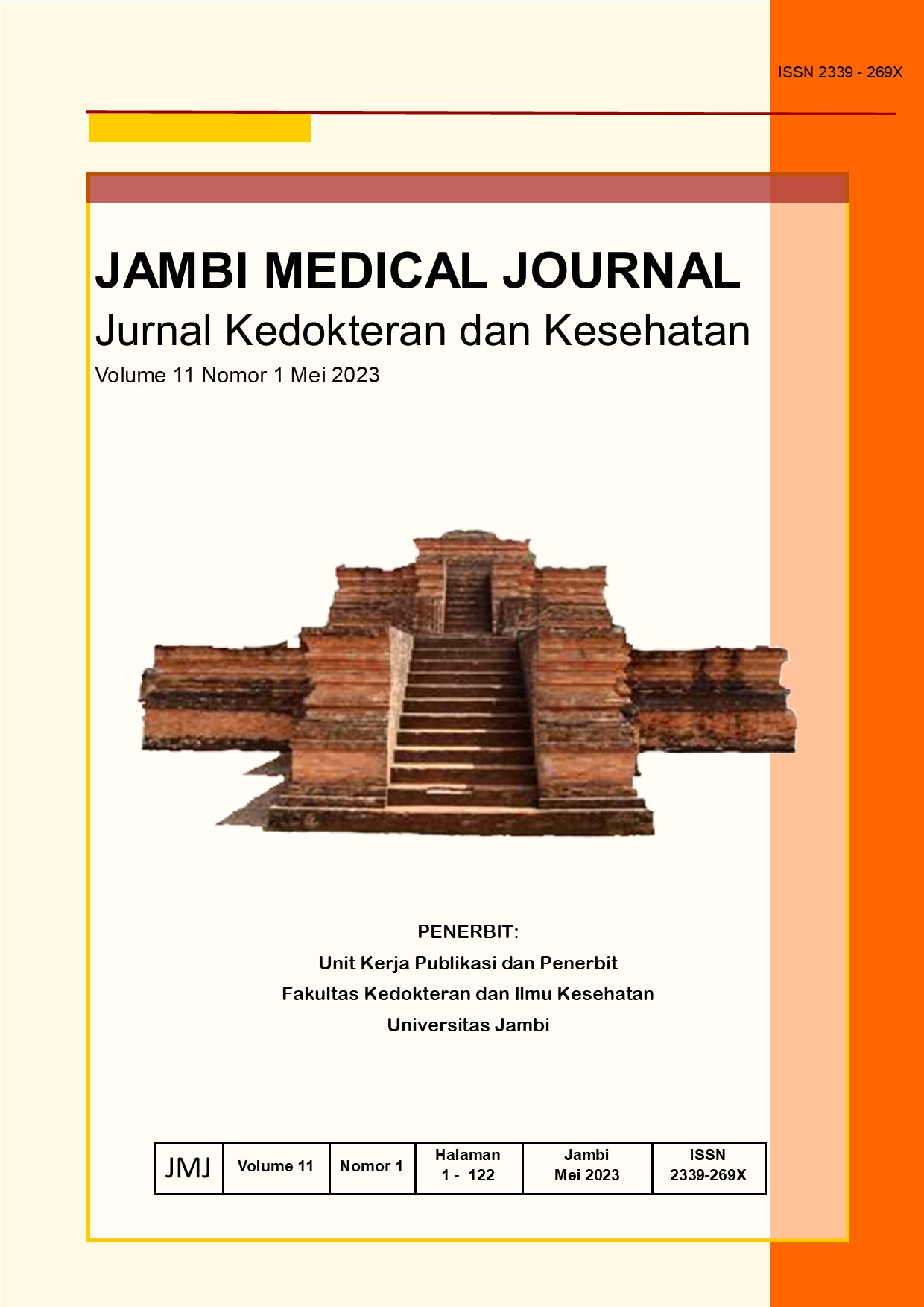 					View Vol. 11 No. 1 (2023): Jambi Medical Journal: Jurnal Kedokteran dan Kesehatan 
				