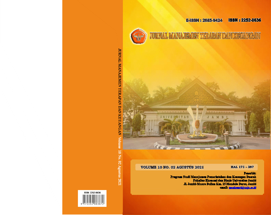 					View Vol. 15 No. 03 (2026): Jurnal Manajemen Terapan dan Keuangan (On Proses)
				