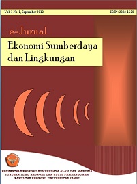 					View Vol. 7 No. 1 (2018): e-Jurnal  Ekonomi Sumberdaya dan Lingkungan
				