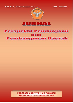 					View Vol. 2 No. 2 (2014): Jurnal Perspektif Pembiayaan dan Pembangunan Daerah
				