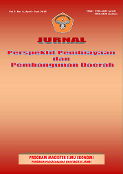 					View Vol. 2 No. 4 (2015): Jurnal Perspektif Pembiayaan dan Pembangunan Daerah
				