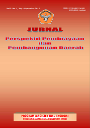 					View Vol. 3 No. 1 (2015): Jurnal Perspektif Pembiayaan dan Pembangunan Daerah
				