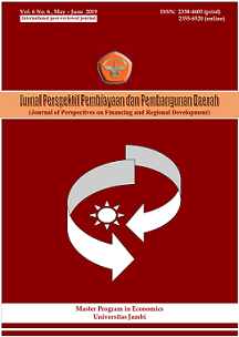 					View Vol. 6 No. 6 (2019): Jurnal Perspektif Pembiayaan dan Pembangunan Daerah
				