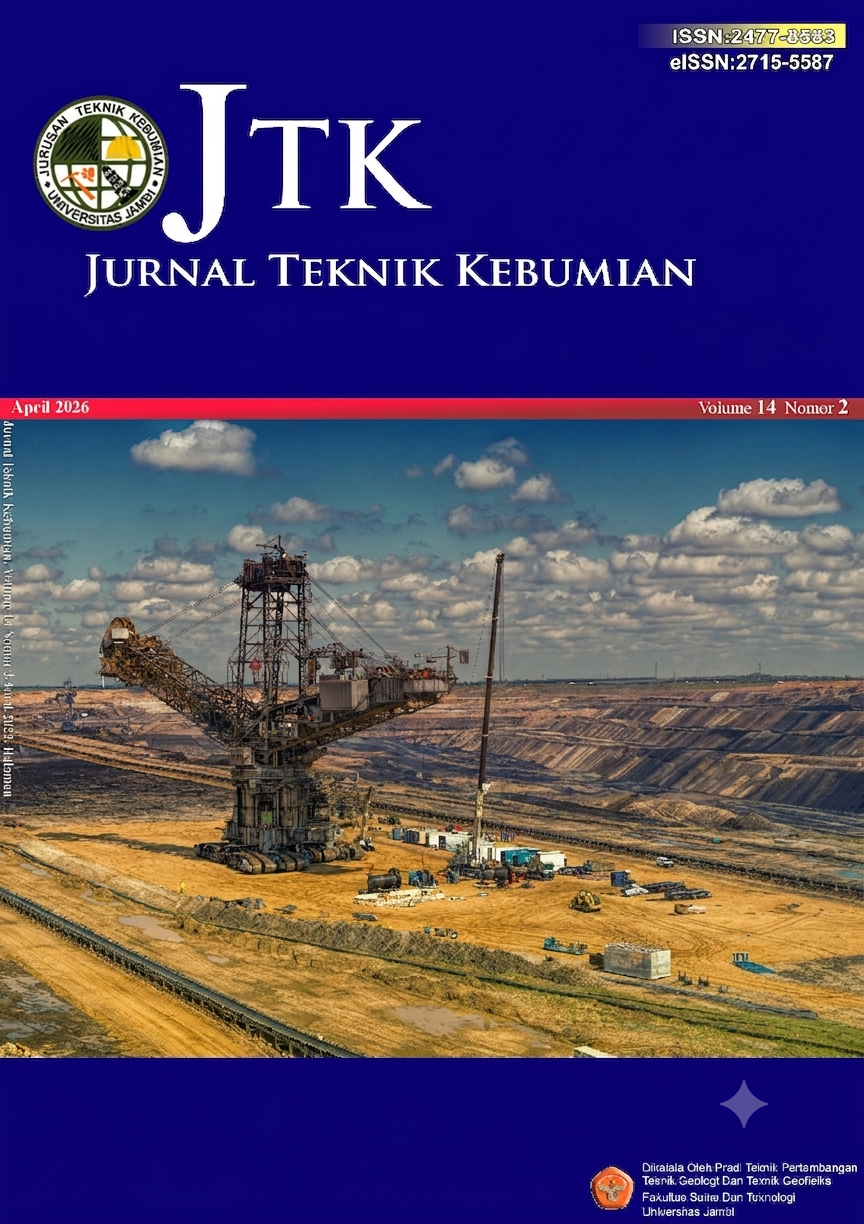 					View Vol. 14 No. 02 (April) (2026): JURNAL TEKNIK KEBUMIAN (JTK)
				