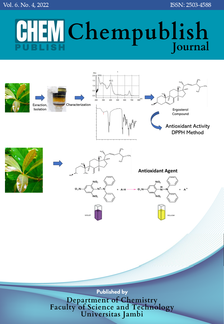 					View Vol. 6 No. 4 (2022): Chempublish Journal
				