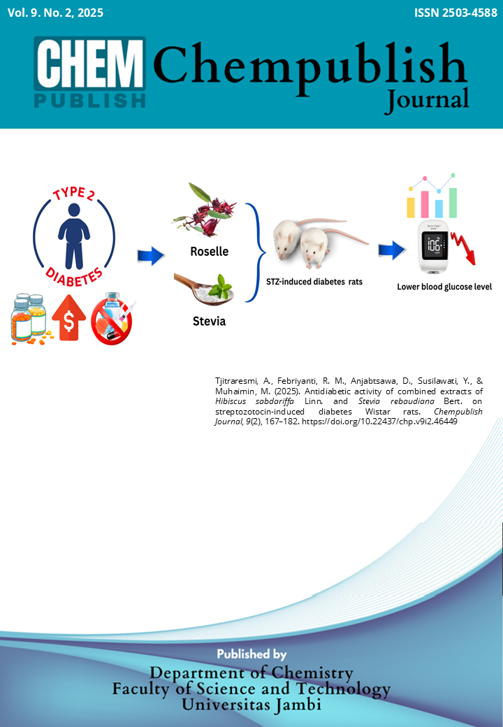 					View Vol. 9 No. 2 (2025): Chempublish Journal (July - December)
				