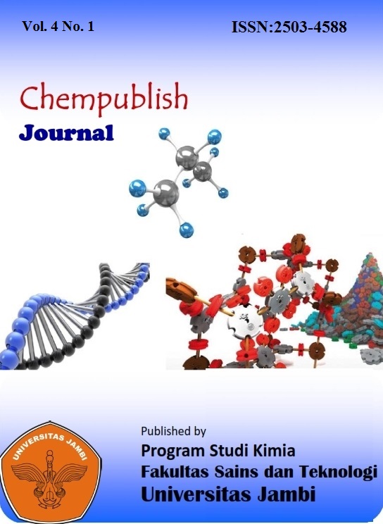 					View Vol. 4 No. 1 (2019): Chempublish Journal
				