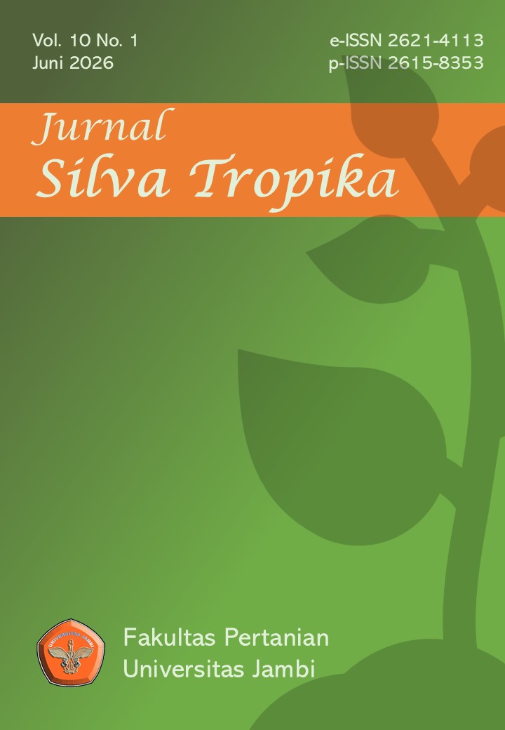 					View Vol. 10 No. 1 (2026): Jurnal Silva Tropika
				
