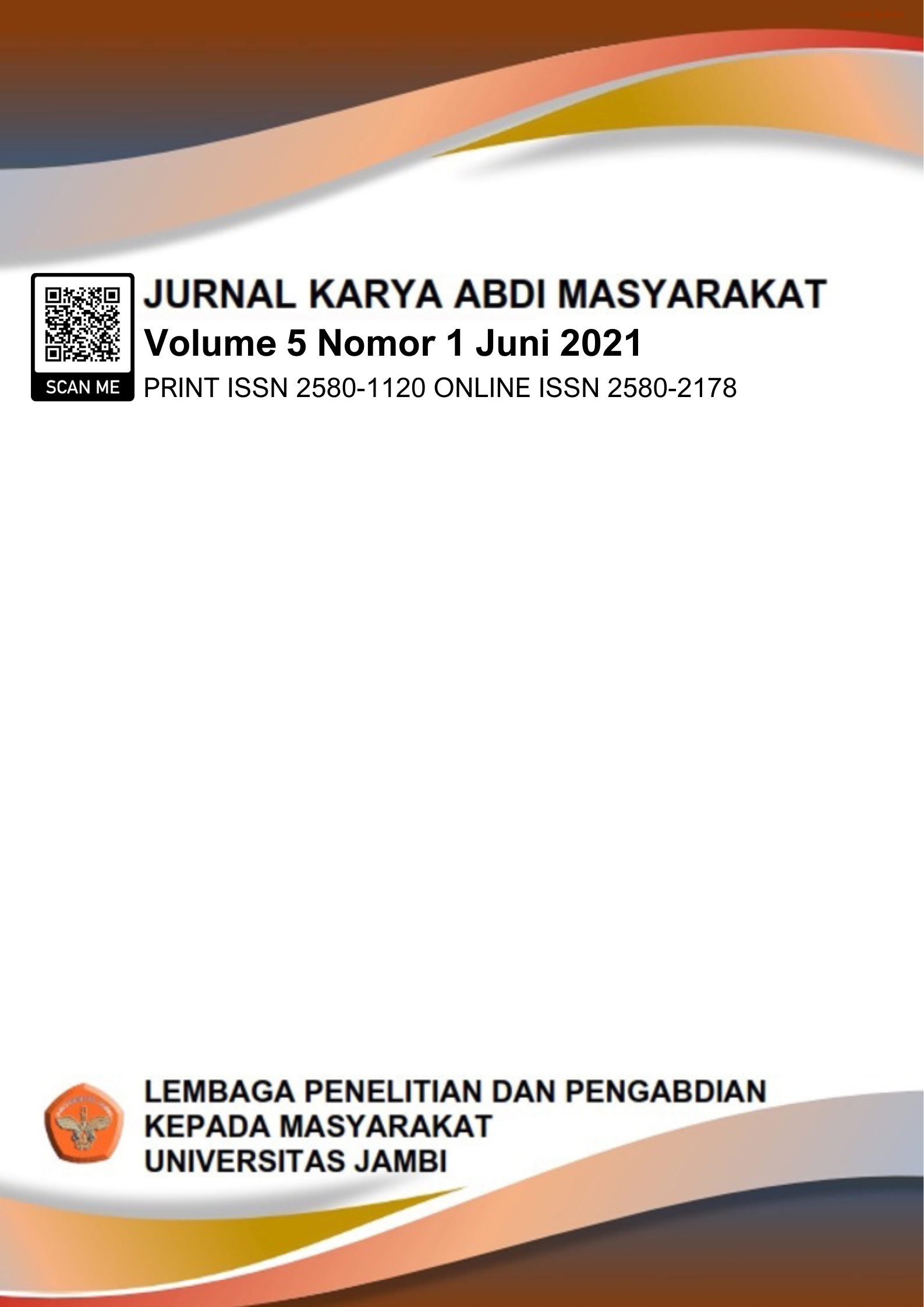 					View Vol. 5 No. 1 (2021): Jurnal Karya Abdi Masyarakat
				