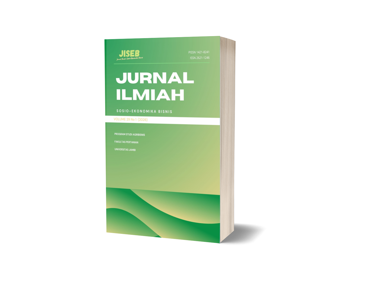 					View Vol. 29 No. 01 (2026): Jurnal Ilmiah Sosio-Ekonomika Bisnis
				